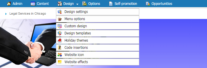 Design tab